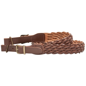 Bisley Plaited Leather Rifle Sling