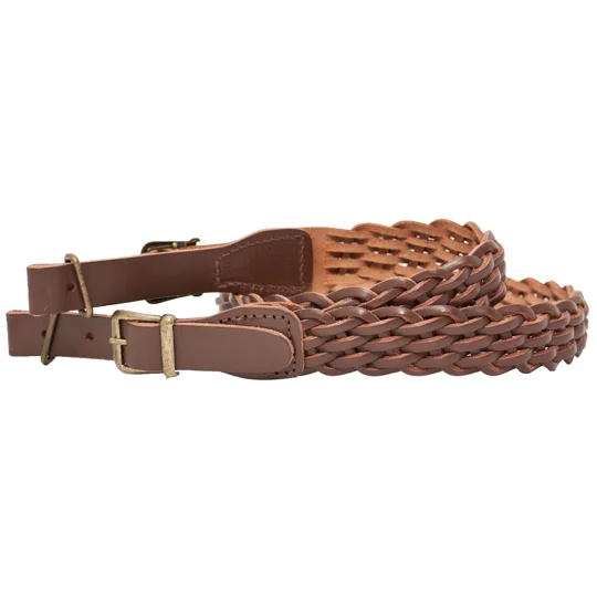 Bisley Plaited Leather Rifle Sling