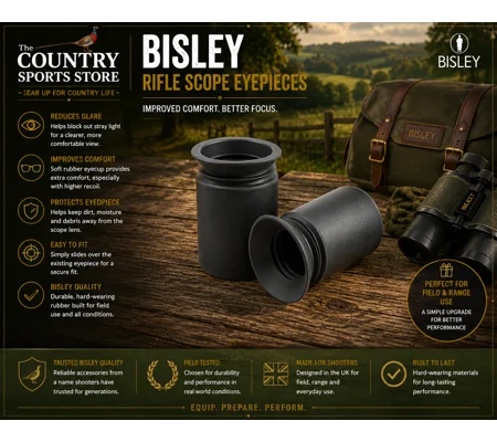Bisley Rubber Scope Eyepiece | Rifle Scope Eyecups