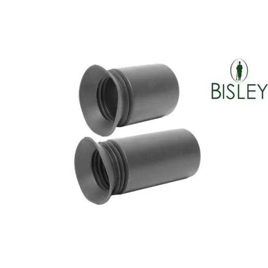 Bisley rubber rifle scope eyepiece available in two sizes for improved shooting comfort and reduced glare