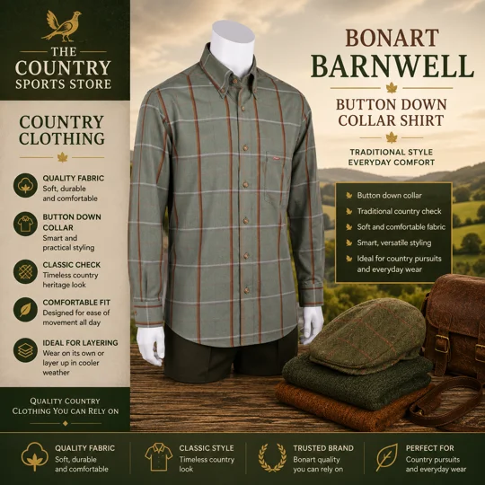 Bonart Barnwell Button Down Country Shirt