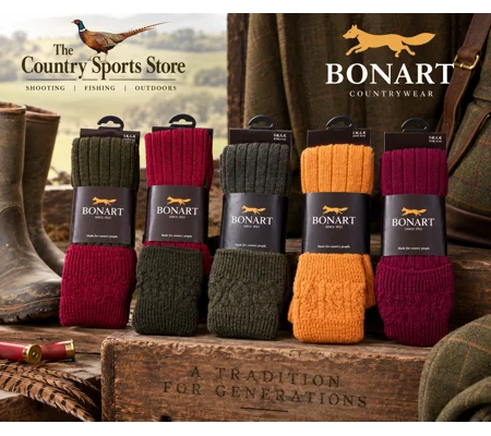 Bonart Padstow Wool Shooting Socks – Hunting, Fishing & Country Wear