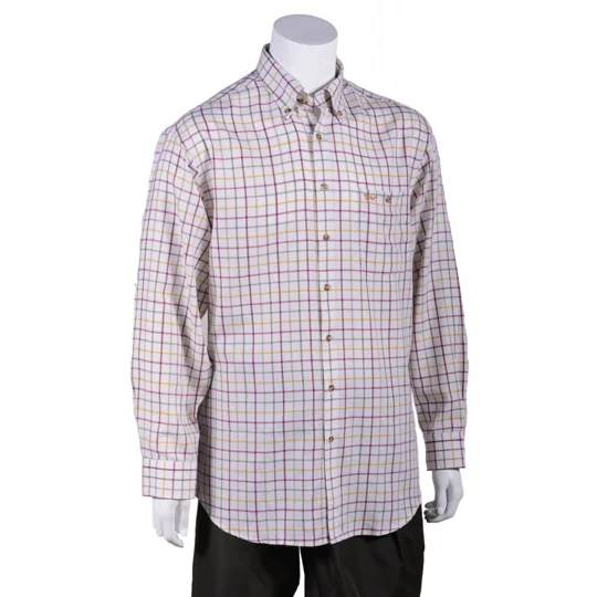 Bonart Sutton men's button down collar shirt in a traditional multi-coloured country check.