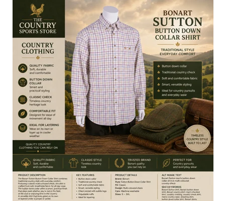 Bonart Sutton Button Down Country Shirt