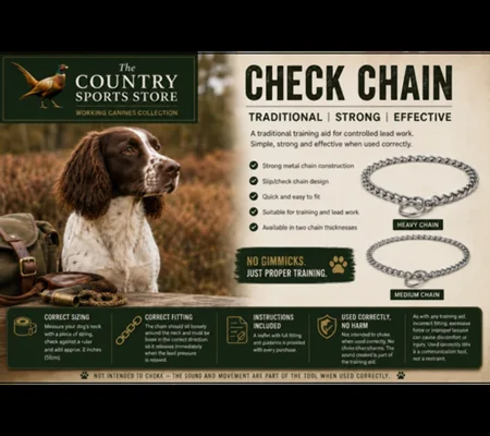 Ancol Quality Dog Check Chain