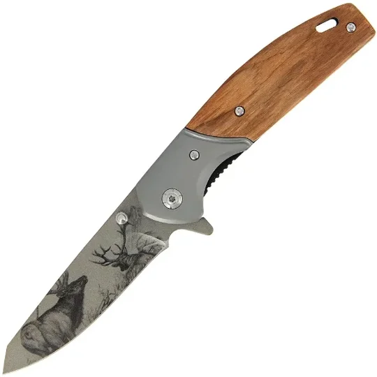 Anglo Arms Sporting Lock Knife Deer Motif