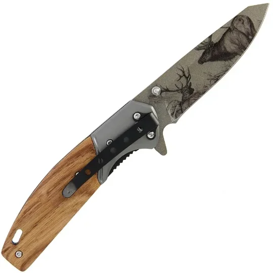 Anglo Arms Sporting Lock Knife Deer Motif