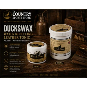 DucksWax Water Repelling Leather Tonic 100ml for conditioning and protecting smooth leather