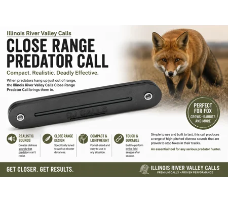 illinois River Valley Calls Close Range Predator Call