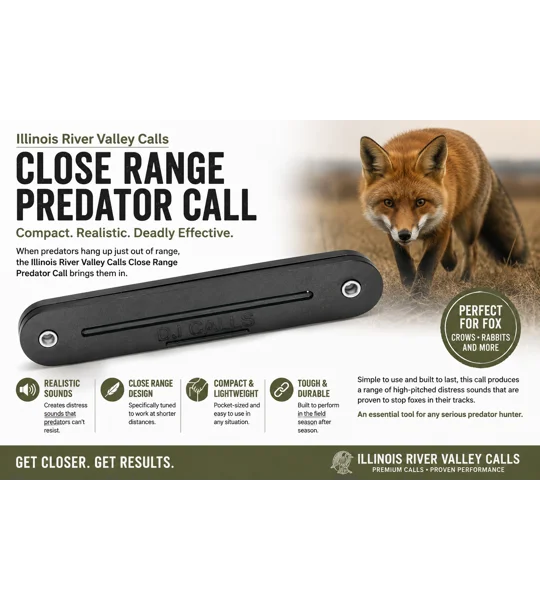illinois River Valley Calls Close Range Predator Call