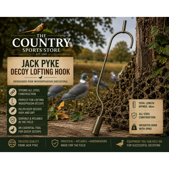 Jack Pyke Decoy Lofting Hook for positioning woodpigeon decoys in trees