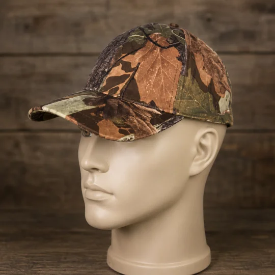 Jack Pyke Kids English Oak Baseball Cap in the original English Oak camouflage pattern