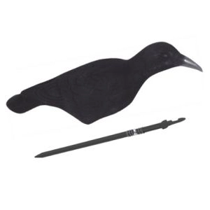 Jack Pyke Flocked Crow Shell Decoy