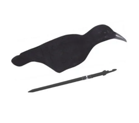 Jack Pyke Flocked Crow Shell Decoy