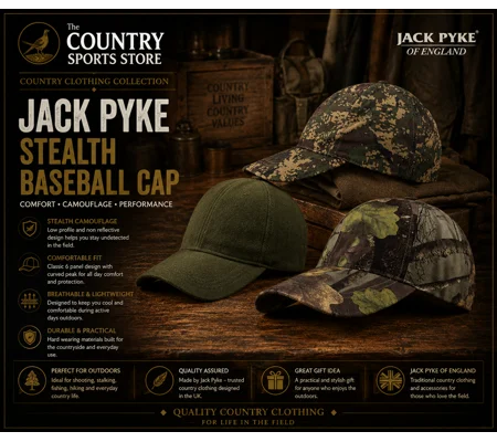 Jack Pyke Stealth Baseball Cap