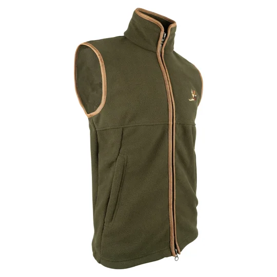 Countryman Fleece Gilet Pheasant Dark Olive