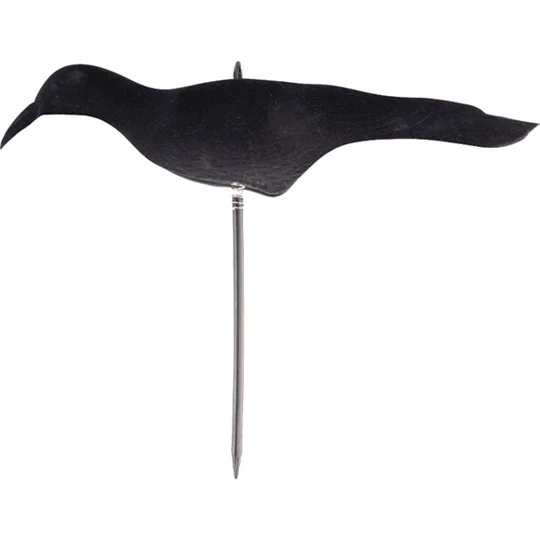 Jack Pyke Flocked Crow Shell Decoy