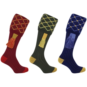 Jack Pyke Diamond Shooting Socks c/w Garter