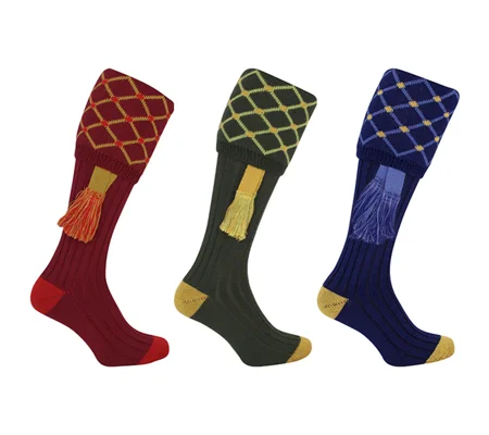 Jack Pyke Diamond Shooting Socks c/w Garter