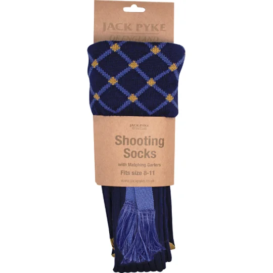 Jack Pyke Diamond Shooting Socks c/w Garter
