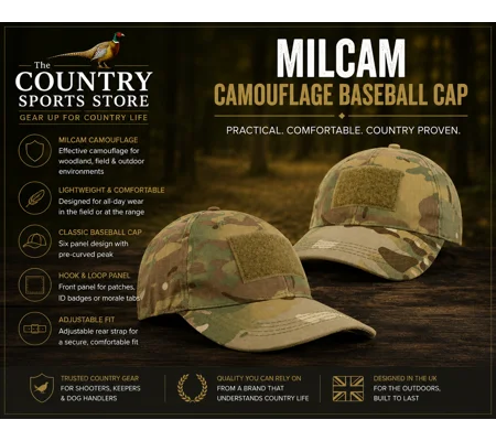 Milcam Tactical Desert Camouflage Baseball Cap
