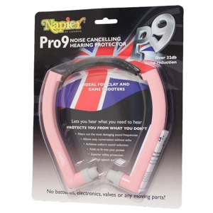 Napier Pro 9 Hearing Protection Brown or Pink