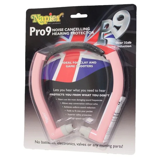 Napier Pro 9 Hearing Protection Brown or Pink