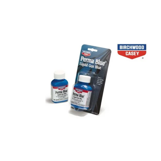 Birchwood Casey Perma Blue Liquid Gun Blue and Paste Gun Blue displayed in The Country Sports Store Workshop Collection advert. Professional cold bluing products for restoring scratched, worn or faded blued finishes on steel rifles, shotguns, pistols and firearm components.