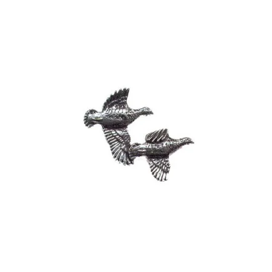 The Country Sports Store Pewter Game Bird Tie Badges