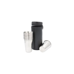 Position Finder Cups in a Leather Zipped Case