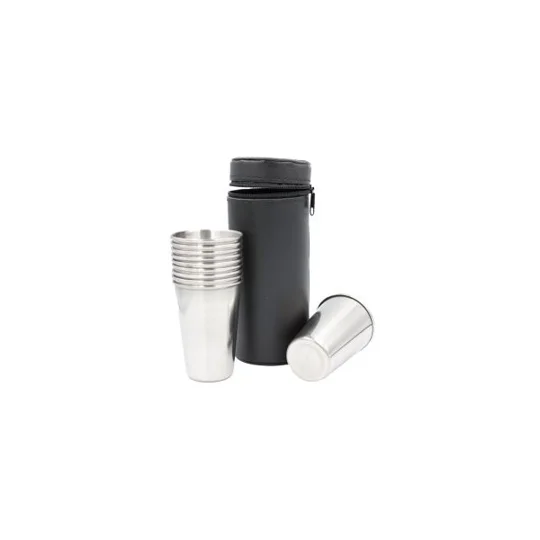 Position Finder Cups in a Leather Zipped Case