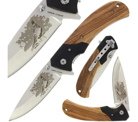 Anglo Arms Sporting Lock Knife Pheasant Motif