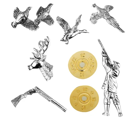 The Country Sports Store Pewter Tie Badges