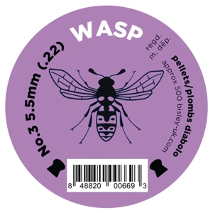 Wasp Air Rifle Pellets & Pack of 25 Free targets