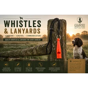 Dog Training Whistles & Lanyards