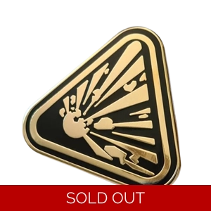 Explosive Enamel Pin Badge