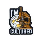I'm Cultured Enamel Badge