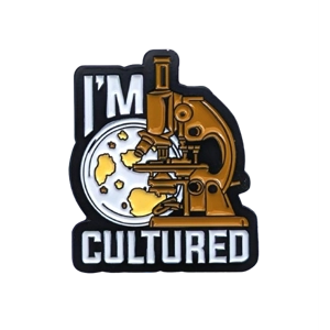 I'm Cultured Enamel Badge