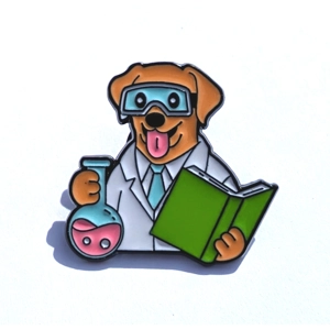 Science Lab(rador) Enamel Badge