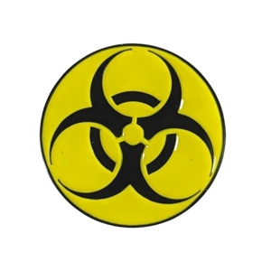 Biohazard Enamel Badge