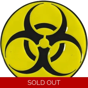 Biohazard Enamel Badge