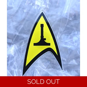 Star Tech Acrylic Pin Badge