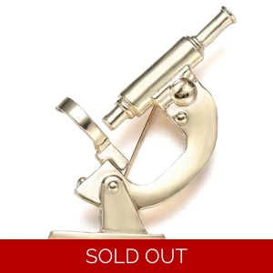 Microscope Brooch