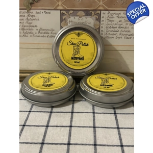 Pack of Shoe Polish: Neutral, Brown Black