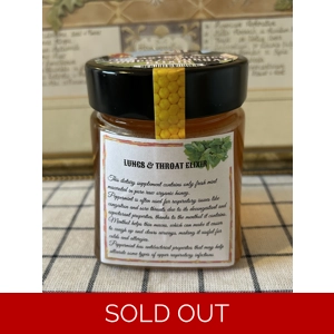 380g LUNGS & THROAT ELIXIR - MONASTIC RECIPE