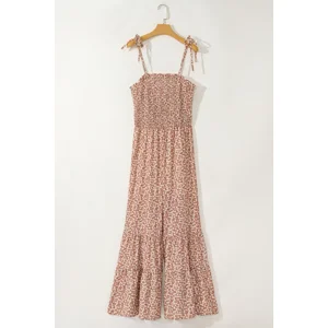 Country Girl YardoStyle Daisies w/Thin Straps Jumpsuit with Out Wide Fashion Legs