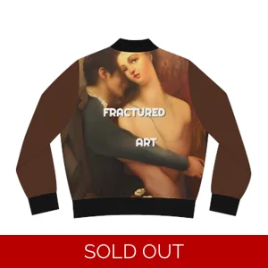 Fractured Art Collection yDkBrown Bag Abby Women's Bomber Jacket