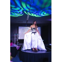 Haute couture monochrome  dress