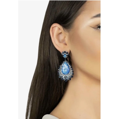 AORAH Royal Drop Blue Stone