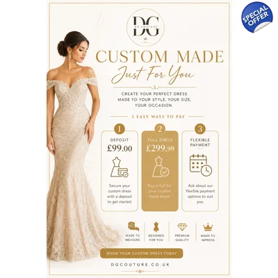 Sponsorship offer only ## Custom Made by DG Couture